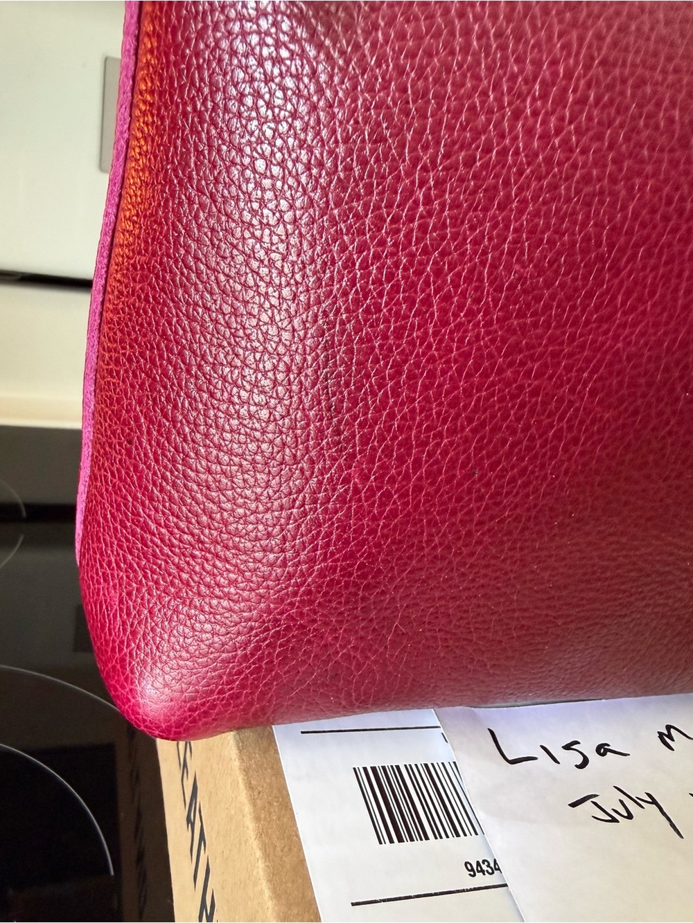 Portland Leather Poppy Purse-Large Orchid - Picture 8 of 9